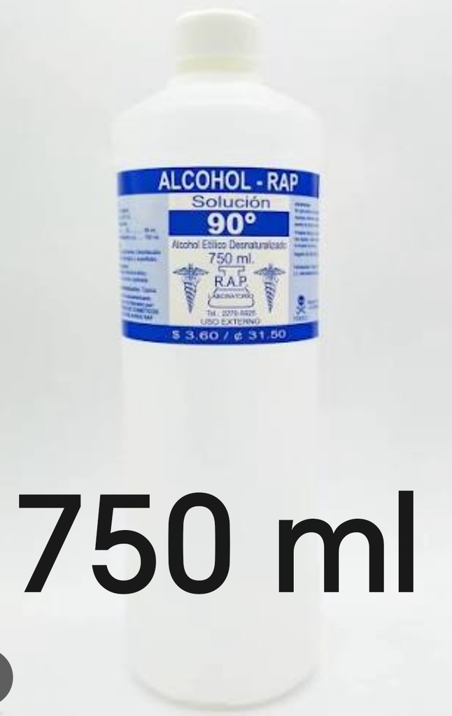 alcohol 90 750 ml u