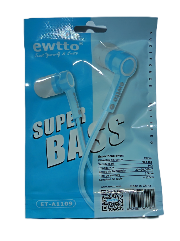Audifono estéreo bolsa 