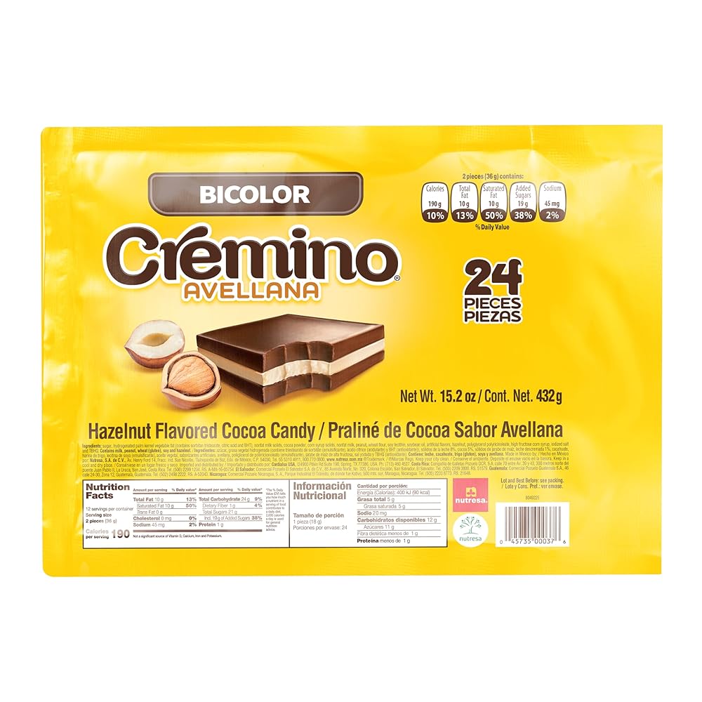 Chocolate cremino 24 u