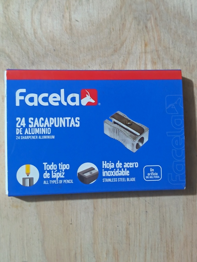 Sacapunta metalica facela 24 u