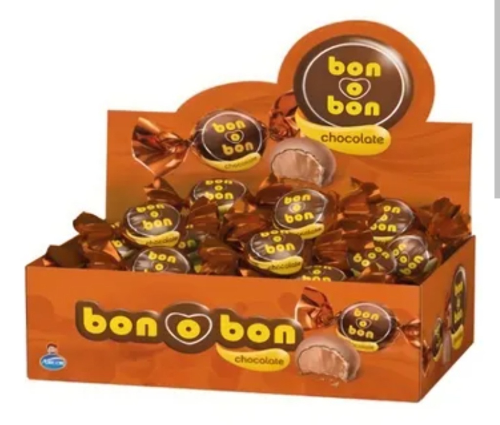 bonobon caja 30 u chocolate oscuro