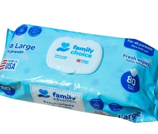 [1683559] Toallas humedas family choice 80 u